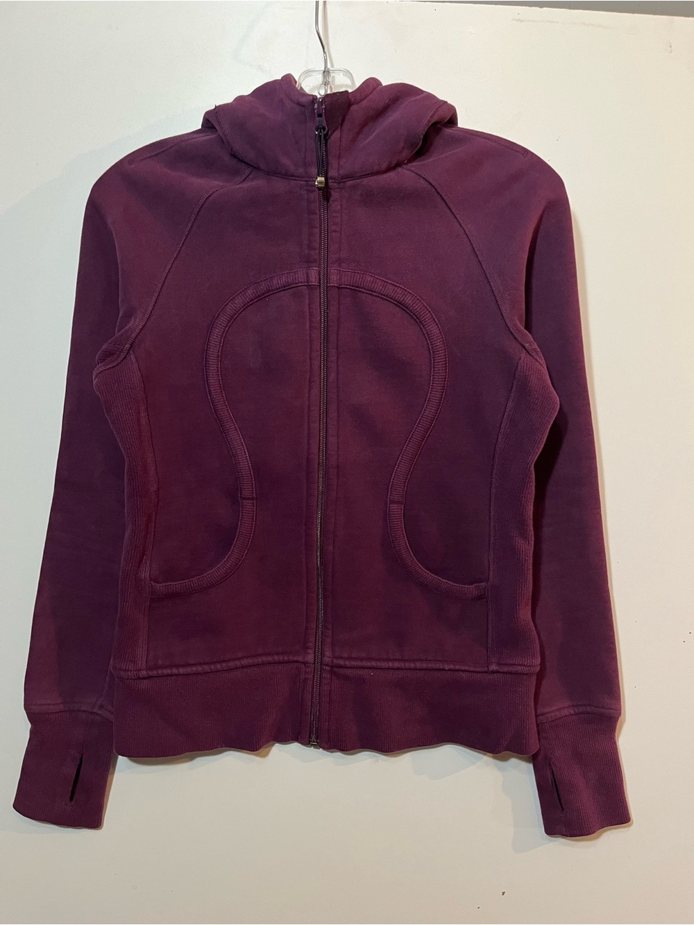 Lululemon Heavyweight Plum Full-Zip Scuba Hoodie